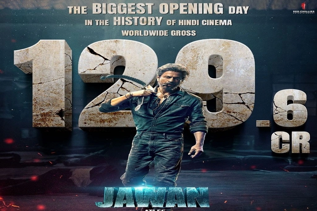 How much collection has the film Jawan made on its first day
